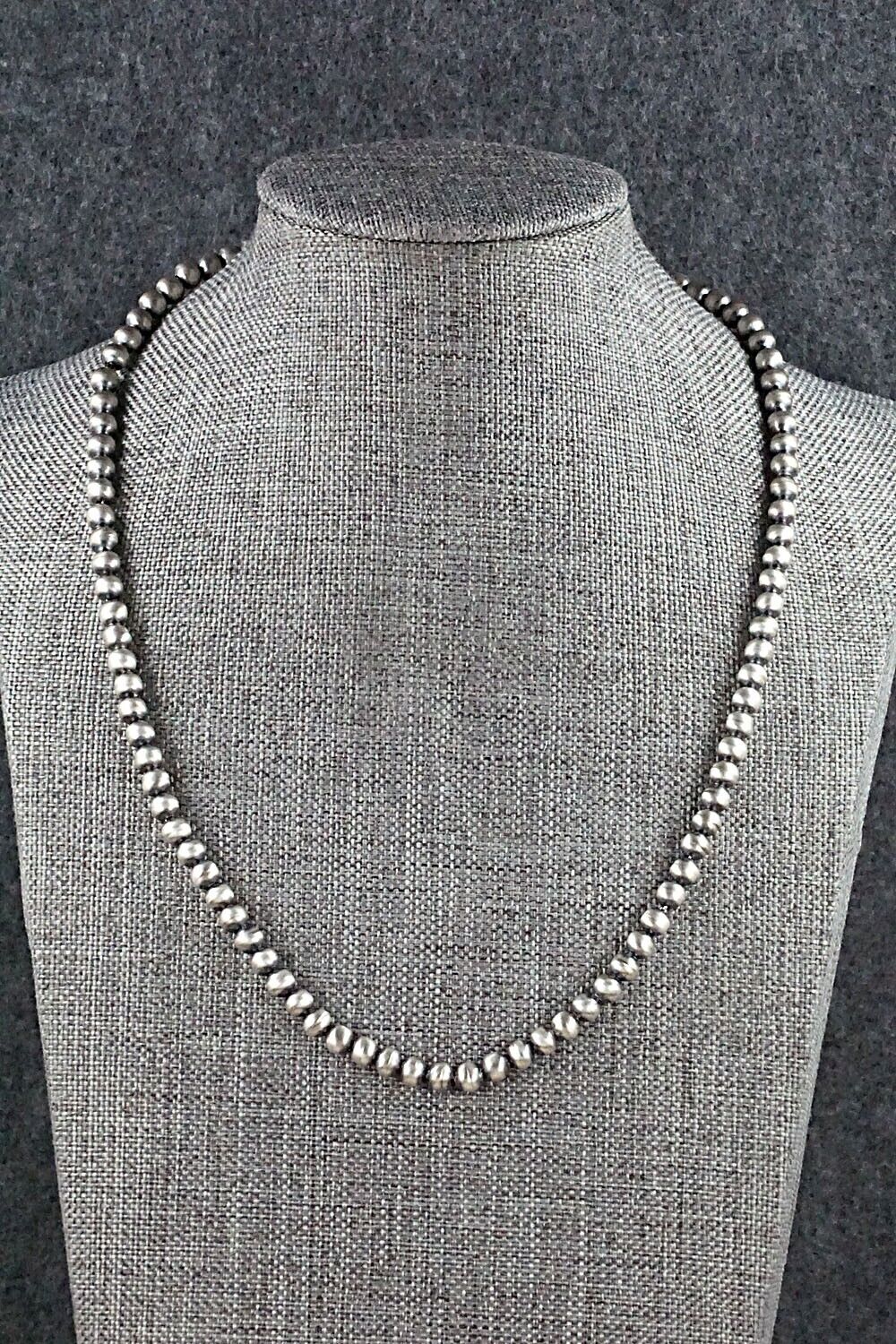 Sterling Silver Navajo Pearl Necklace - Jan Mariano