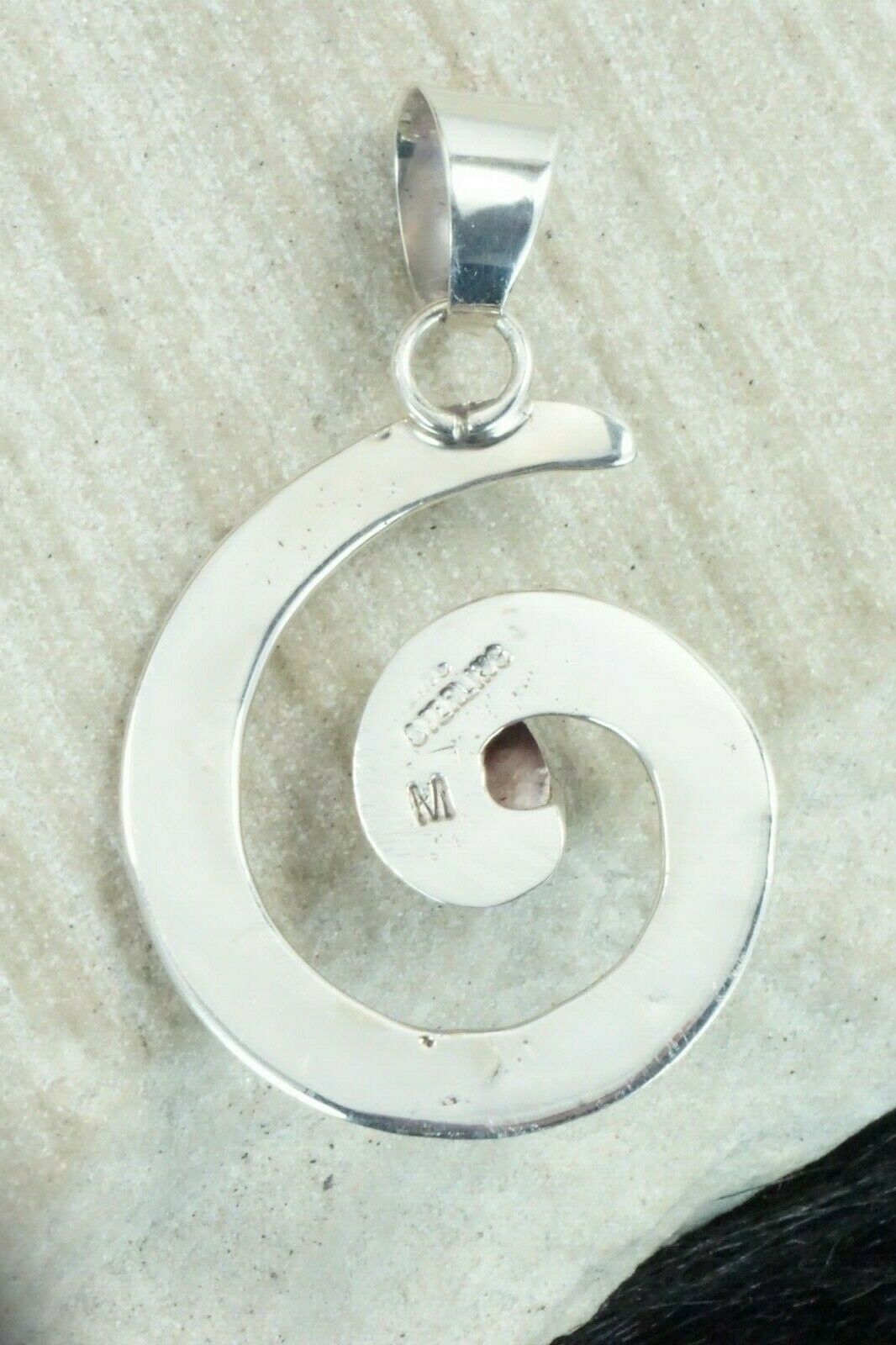 Turquoise & Sterling Silver Pendant - Mildred Parkhurst