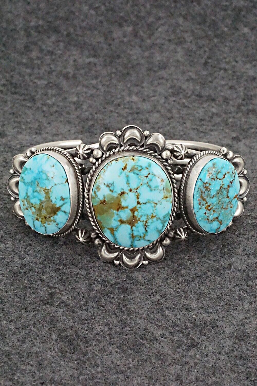 Turquoise & Sterling Silver Bracelet - Derrick Gordon