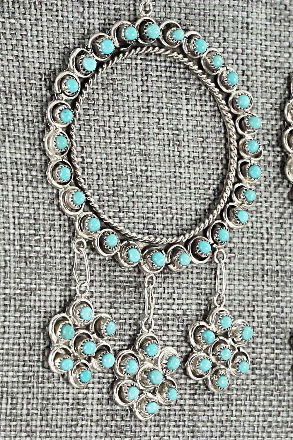Turquoise & Sterling Silver Earrings - Waylon Johnson