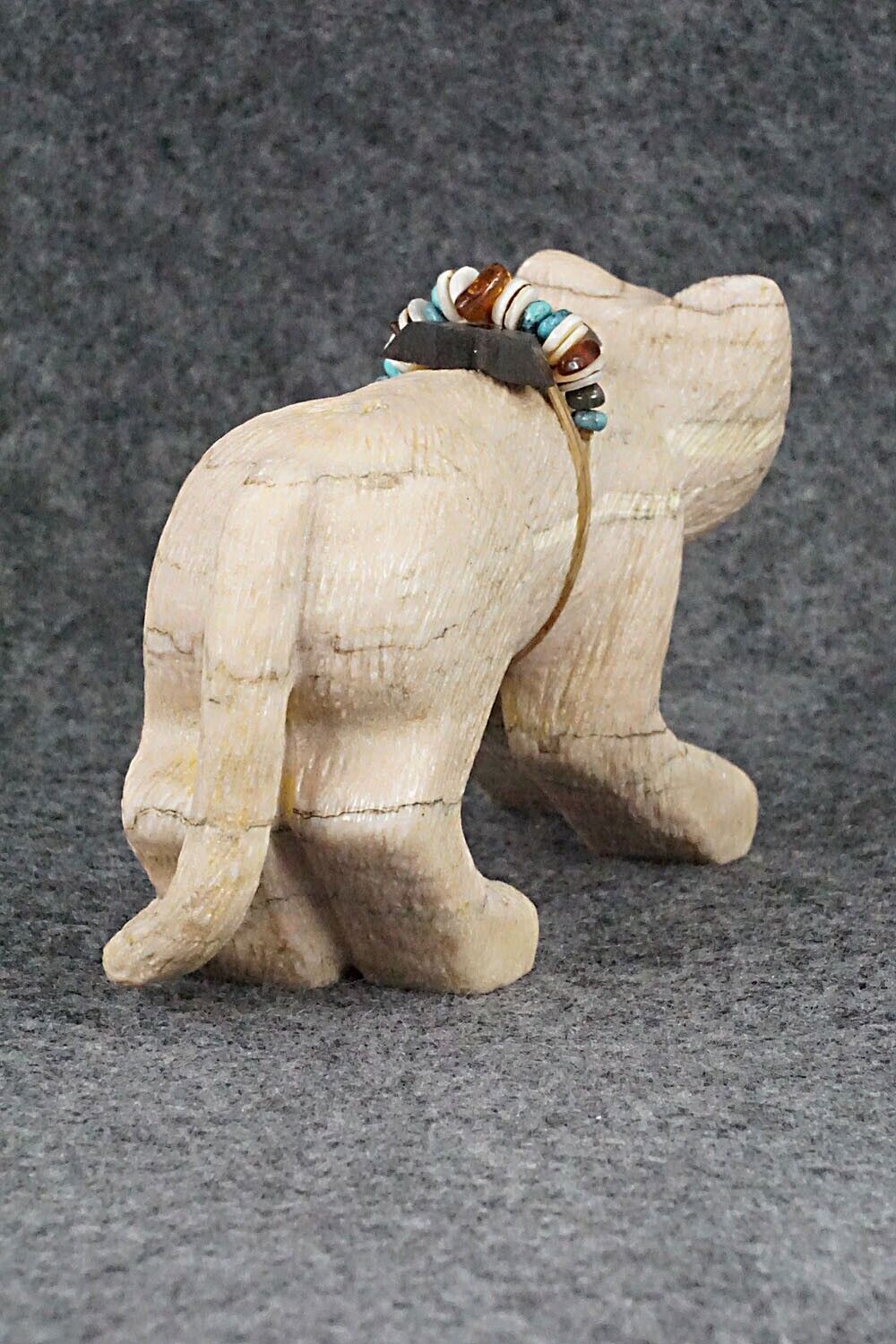 Mountain Lion Zuni Fetish Carving - Douglas Martza