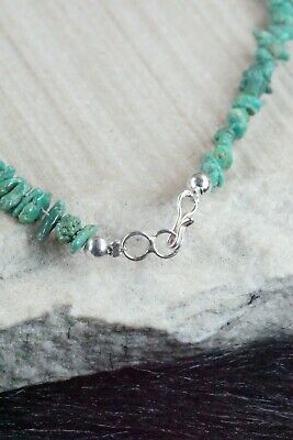 Turquoise & Sterling Silver Necklace - Navajo