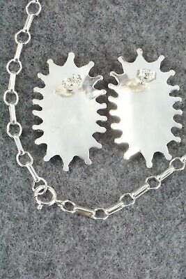 Turquoise & Sterling Silver Necklace and Earrings - Nathaniel Nez