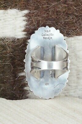 Royston Turquoise and Sterling Silver Ring - Michael Calladitto - Size 7