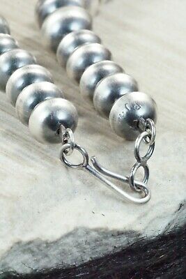 Sterling Silver Navajo Pearl Necklace - Presley Haley