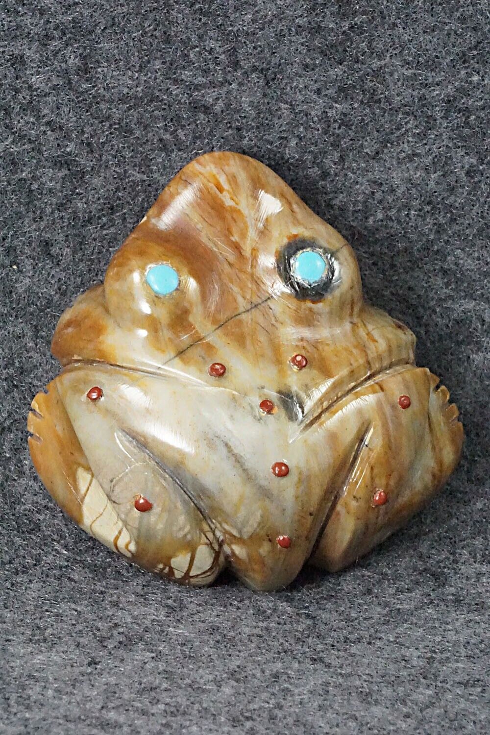 Frog Zuni Fetish Carving - Gordon Poncho