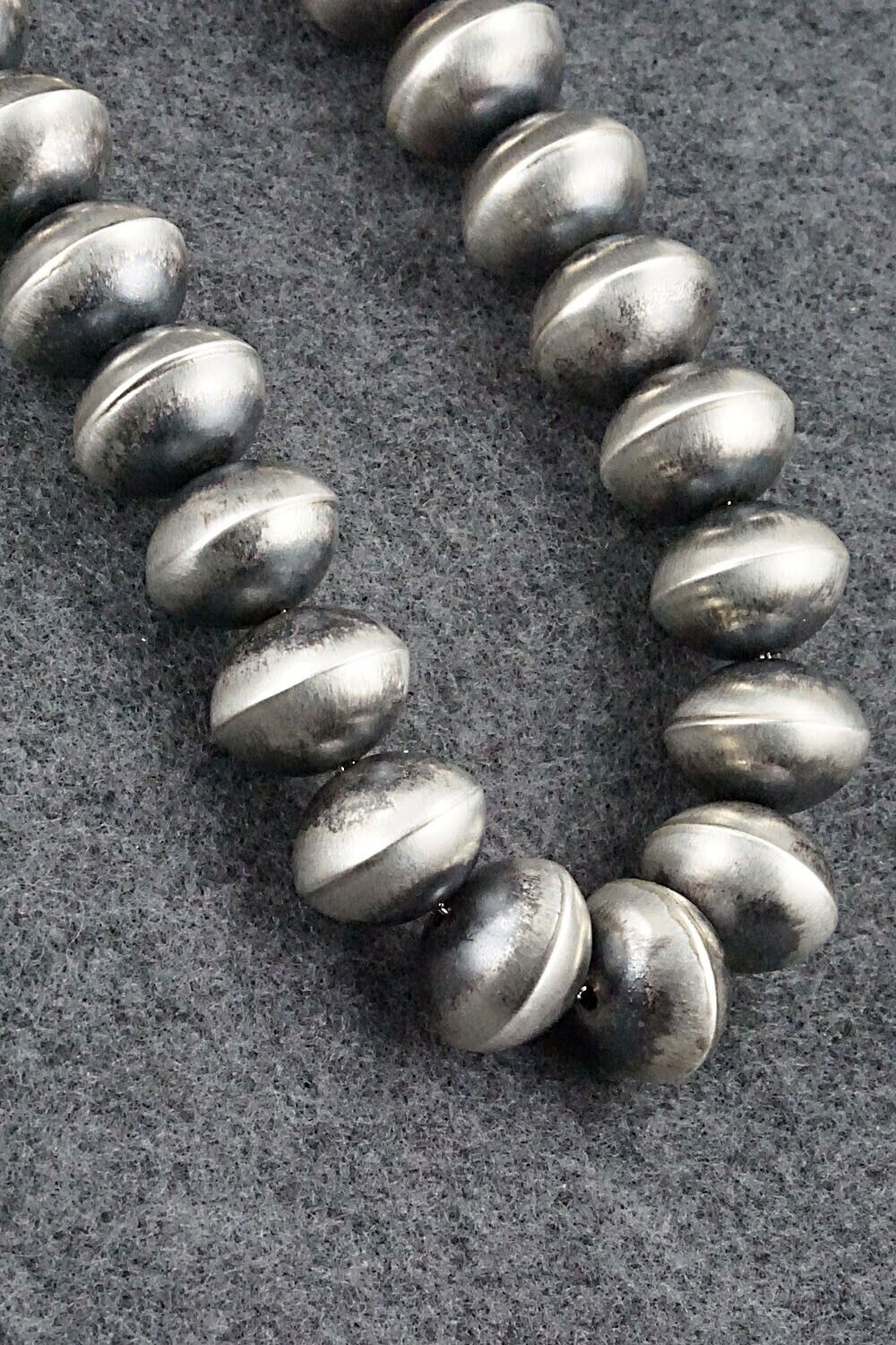 Sterling Silver Navajo Pearl Necklace - Jan Mariano