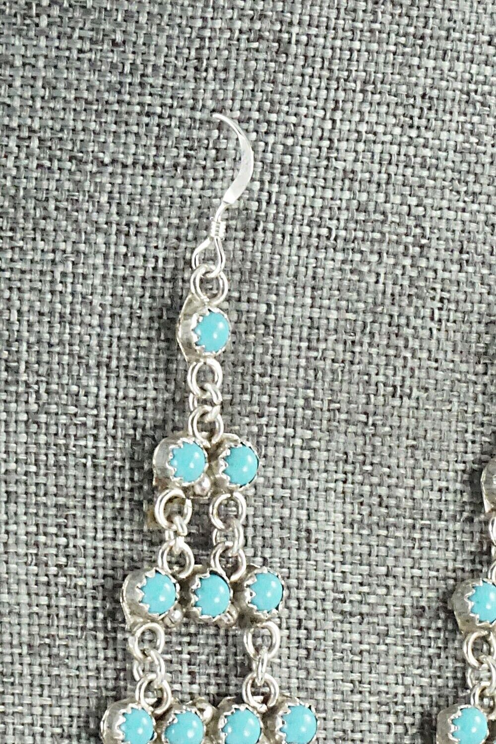 Turquoise & Sterling Silver Earrings - Sylvia Chee