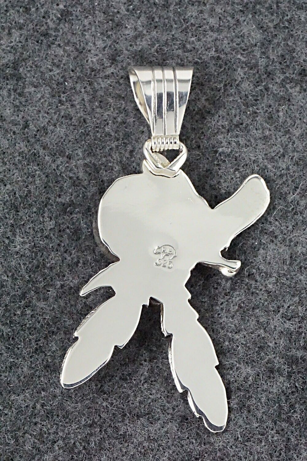 Onyx & Sterling Silver Pendant - Genevieve Francisco