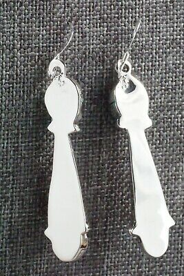 Turquoise & Sterling Silver Earrings - Roger Pino