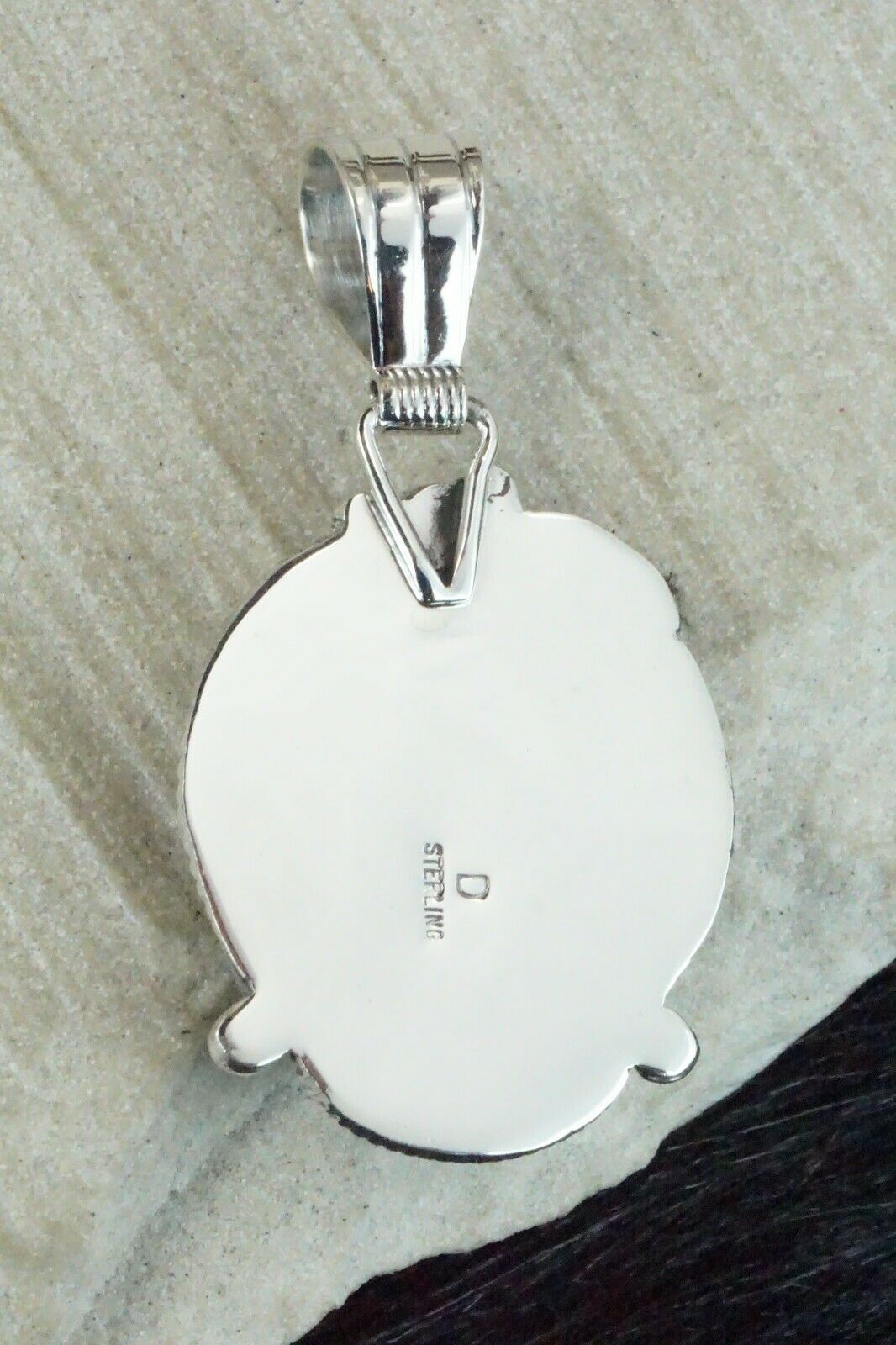 Turquoise & Sterling Silver Pendant - Davey Morgan