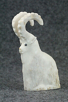 Mountain Goat Zuni Fetish Carving - Maxx Laate