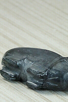 Pig Zuni Fetish Carving - Stanton Hannaweeke