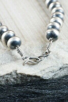 Navajo Sterling Silver Pearl Necklace - Jan Mariano