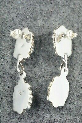 Turquoise & Sterling Silver Earrings - Loretta Smith