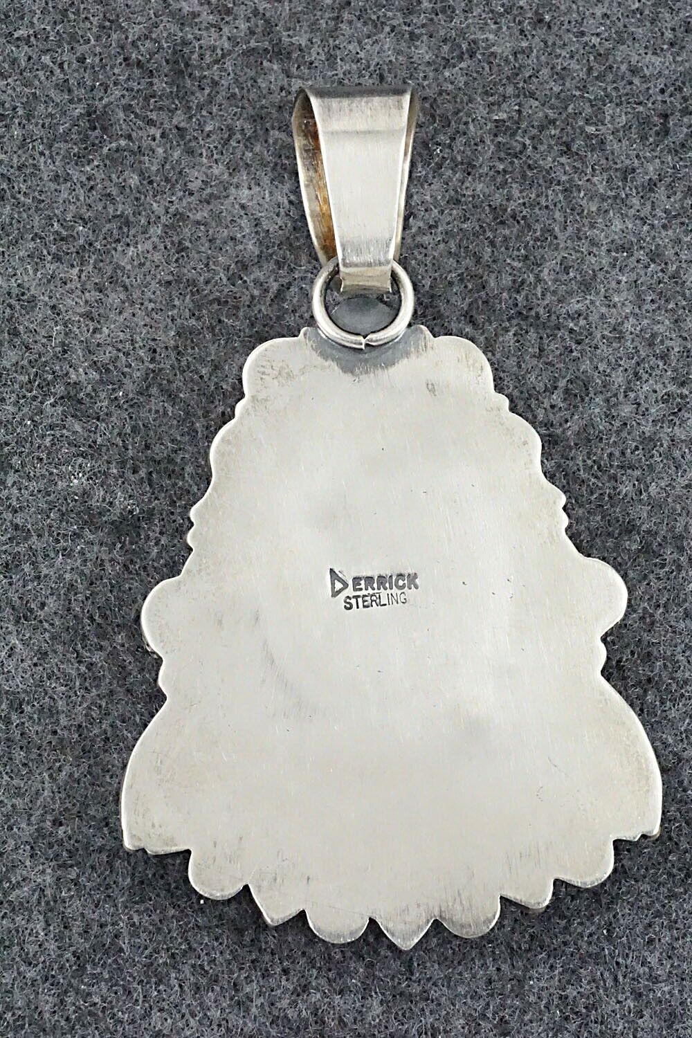 Turquoise and Sterling Silver Pendant - Derrick Gordon