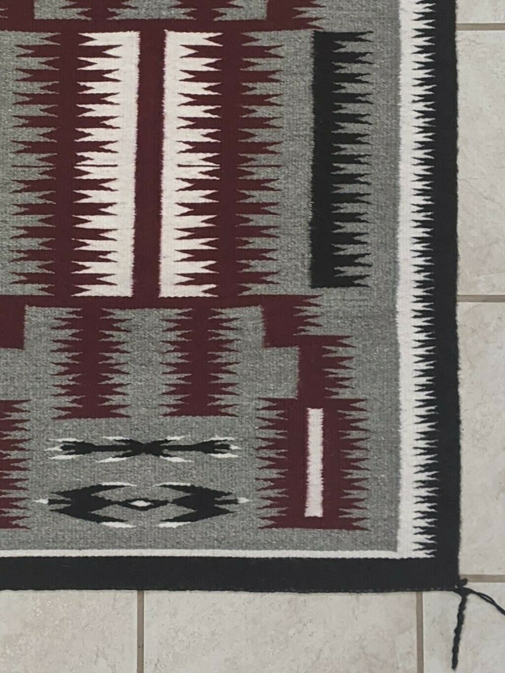 Navajo Handwoven Rug - 37.5in x 27in - Annie T. Jones - High Lonesome Trading