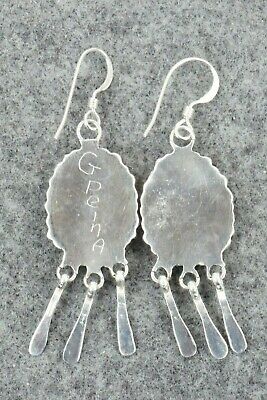 Turquoise & Sterling Silver Earrings - George Peina