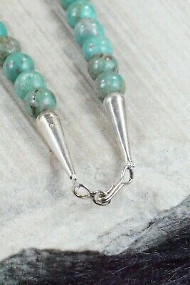 Turquoise & Sterling Silver Necklace - Navajo