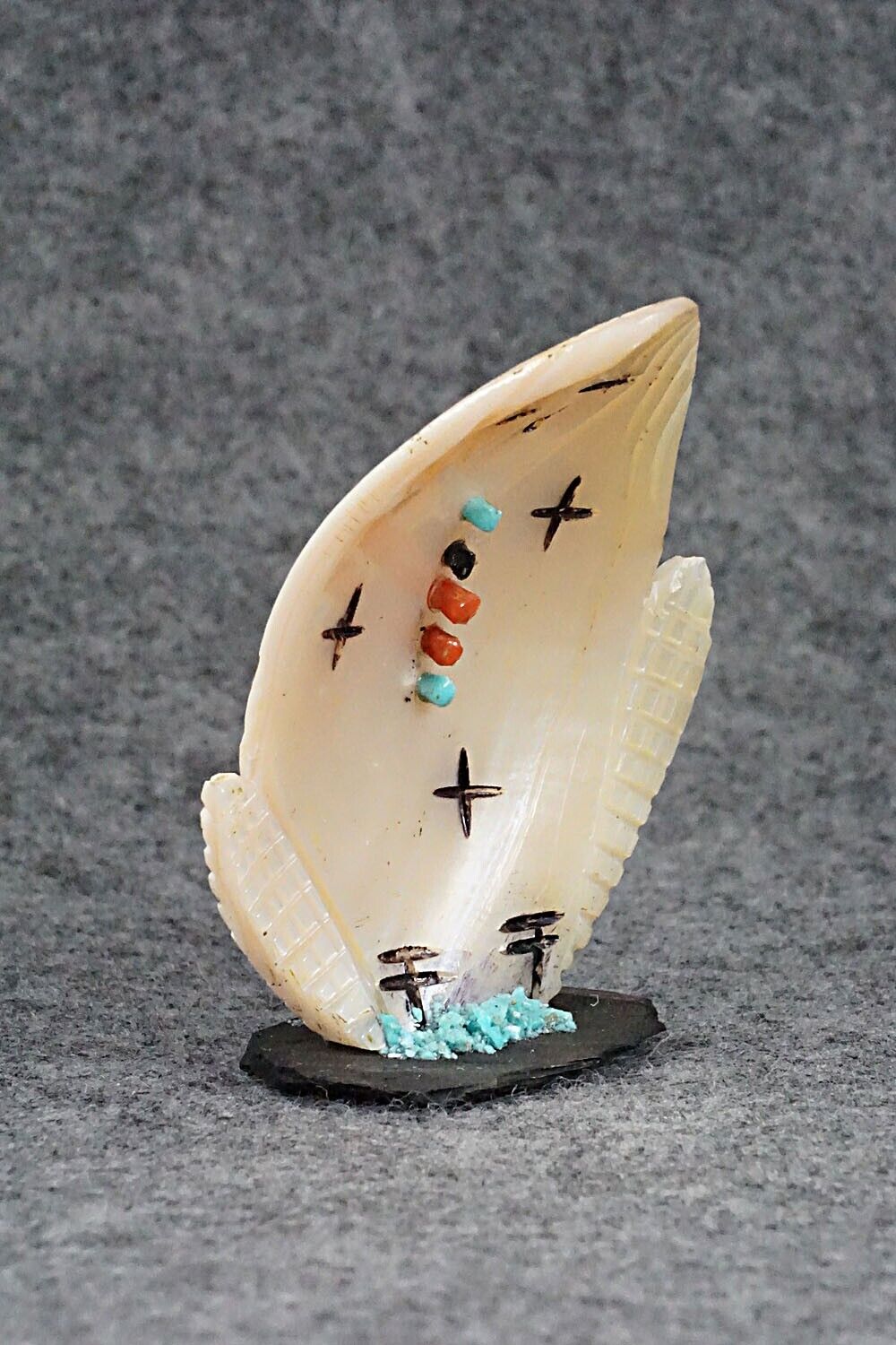Corn Maiden Zuni Fetish Carving - Stuart Quandelacy