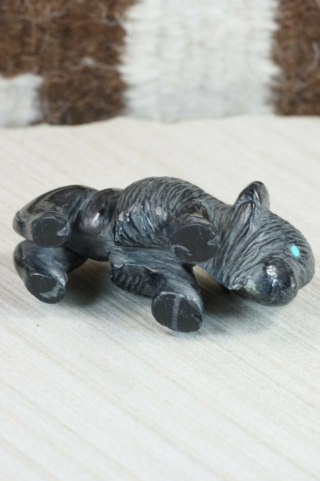Buffalo Zuni Fetish Carving - Jonas Hastito