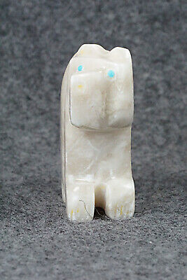Bear Zuni Fetish Carving - Gilbert Lonjose