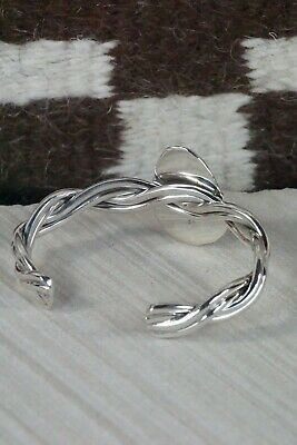 Navajo Turquoise and Sterling Silver Bracelet - Samuel Yellowhair