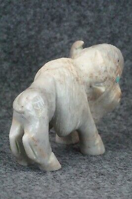 Buffalo Zuni Fetish Carving - Jonas Hustito