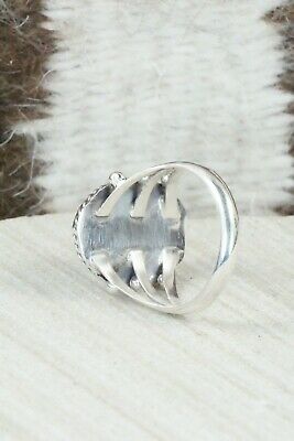 Turquoise & Sterling Silver Ring - Grace Kenneth - Size 8