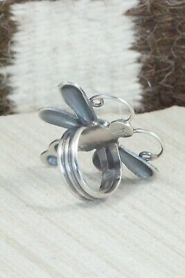 Turquoise and Sterling Silver Ring - Tim Yazzie - 7.75