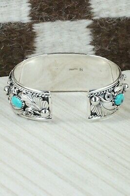 Turquoise & Sterling Silver Bracelet - Henry Attakai