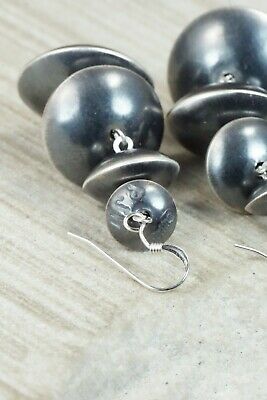 Sterling Silver Navajo Pearl Earrings - Preston Haley