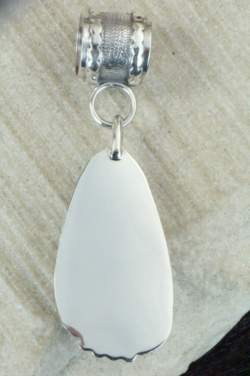 Turquoise and Sterling Silver Pendant - Sharon McCarthy