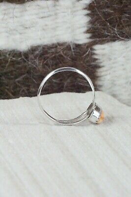 Spiny Oyster & Sterling Silver Ring - Robert Martinez - Size 8.5