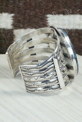 Turquoise & Sterling Silver Bracelet - Raymond Delgarito