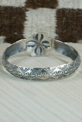 Navajo Sterling Silver Bangle Cuff - Tim Yazzie