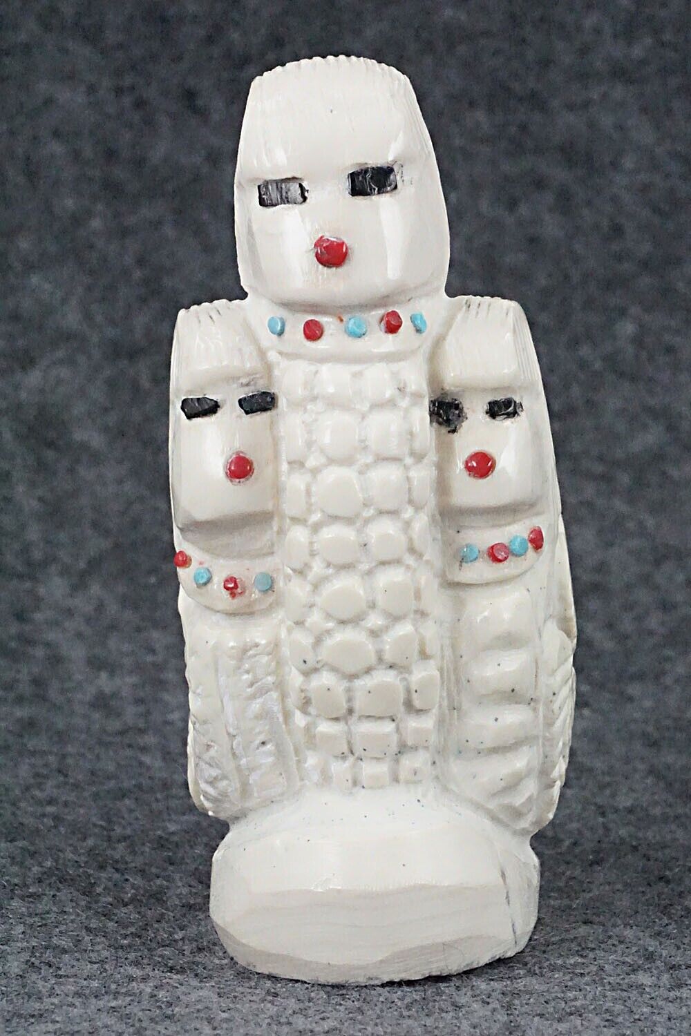 Corn Maiden Zuni Fetish Carving - Colton Kaamasee