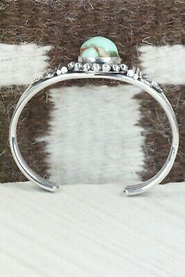 Turquoise and Sterling Silver Bracelet - Leon Martinez