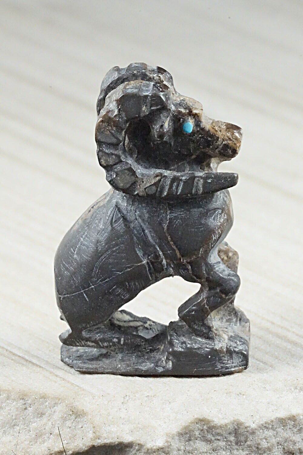Ram Zuni Fetish Carving - Jerrold Lahaleon