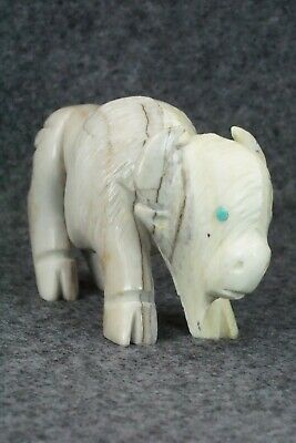 Buffalo Zuni Fetish Carving - Jonas Hustito