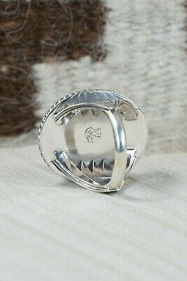 Navajo Turquoise and Sterling Silver Ring - Bobby Platero - 9.5