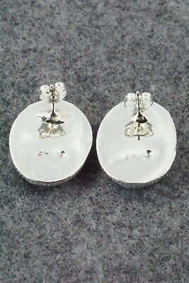 Turquoise & Sterling Silver Earrings - Verley Betone