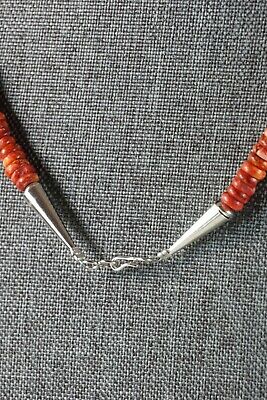 Spiny Oyster & Sterling Silver Necklace - Louise Joe - High Lonesome Trading