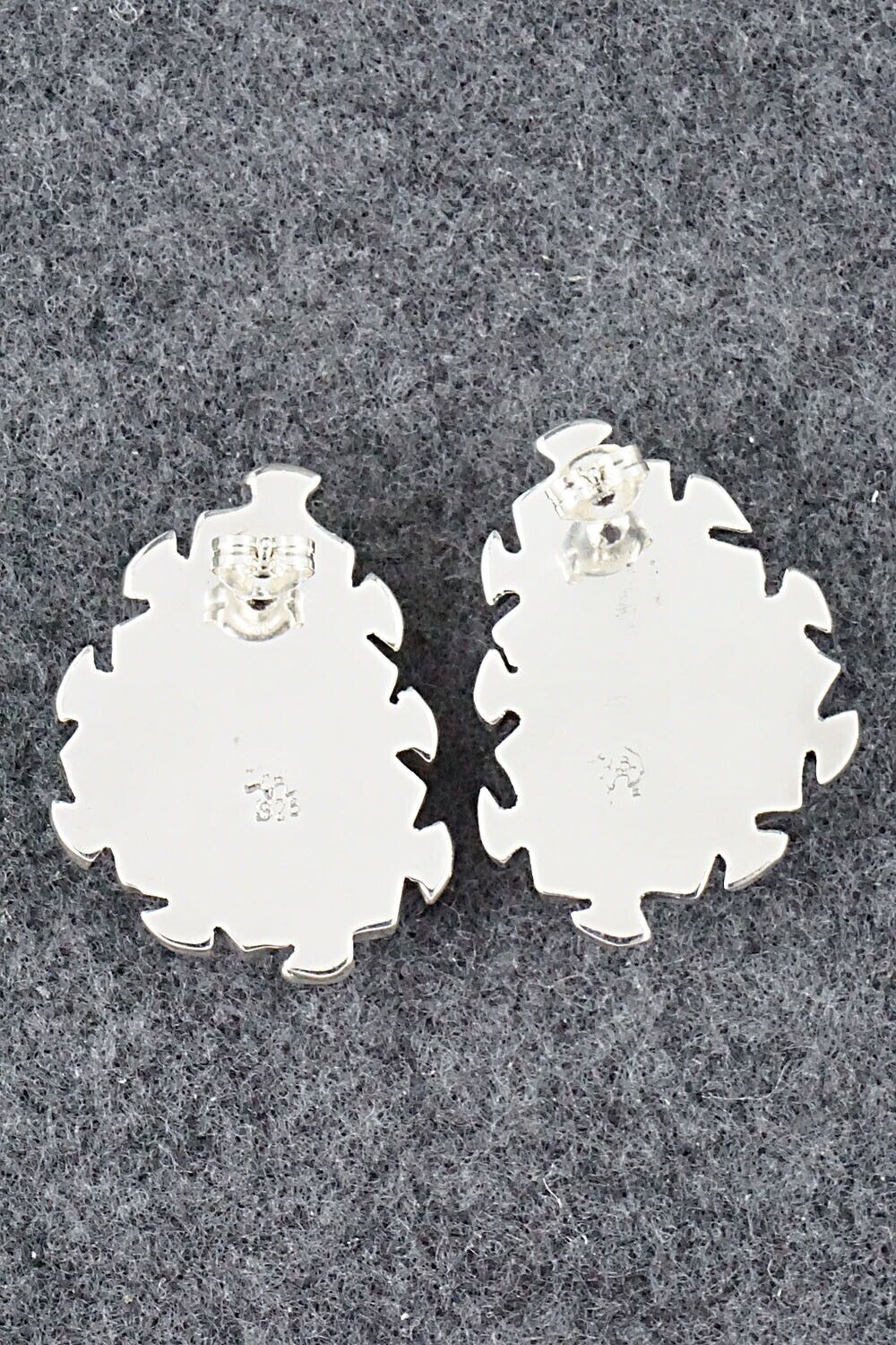 Turquoise and Sterling Silver Earrings - Sharon McCarthy
