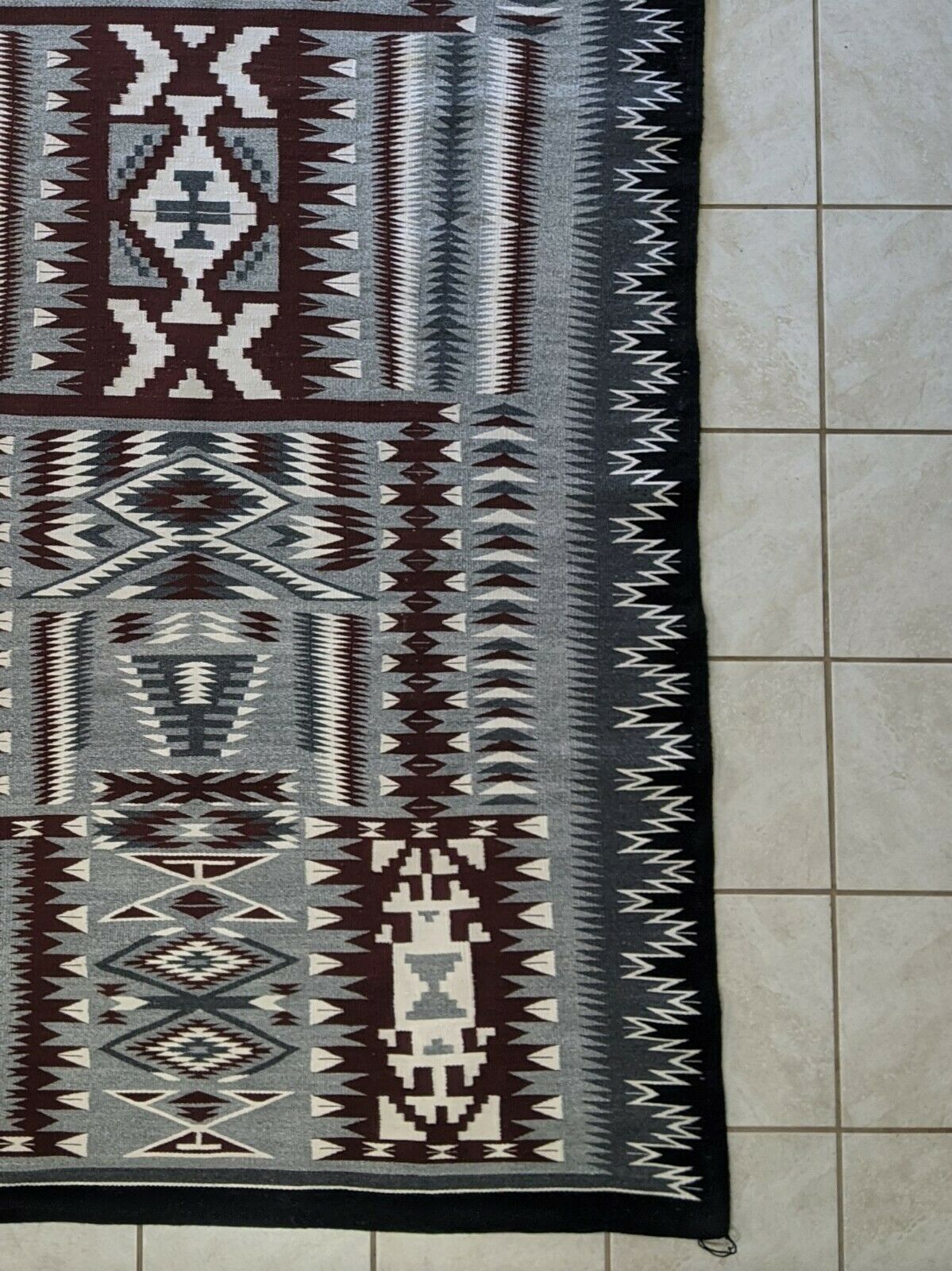 Navajo Handwoven Rug - 106in x 54in - Jolene Nez