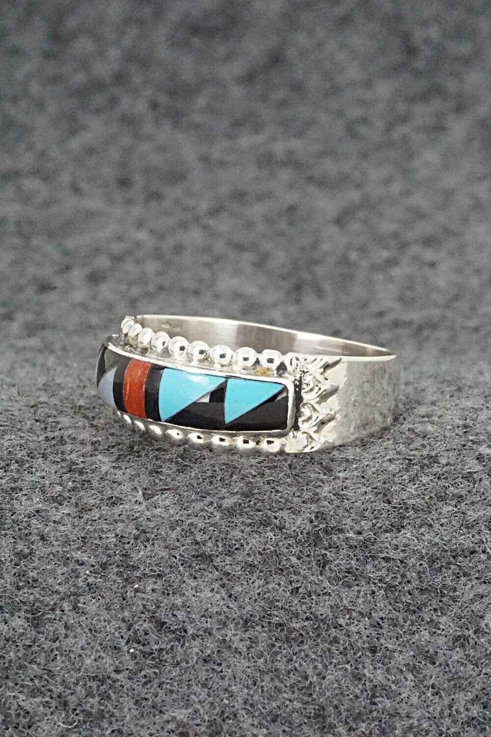 Multi Stone & Sterling Silver Ring - Rebecca Sheyka - Size 11.25