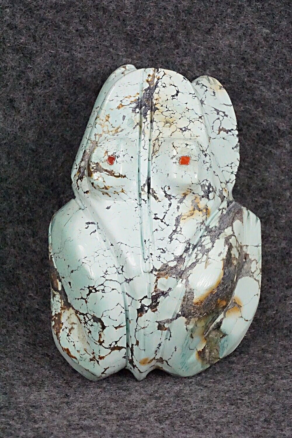 Frog Zuni Fetish Carving - Louise Ponchuella