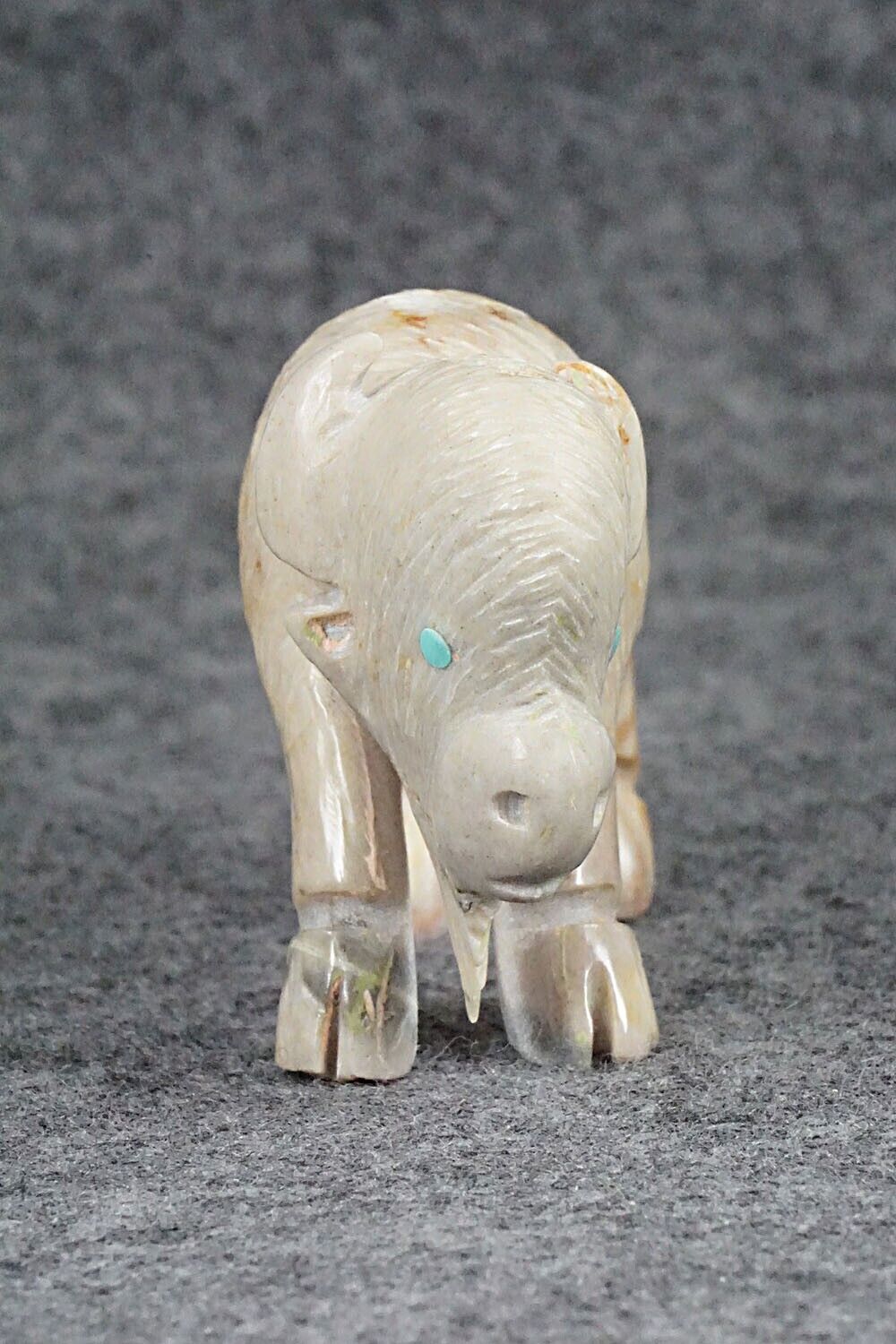 Buffalo Zuni Fetish Carving - Jonas Hustito