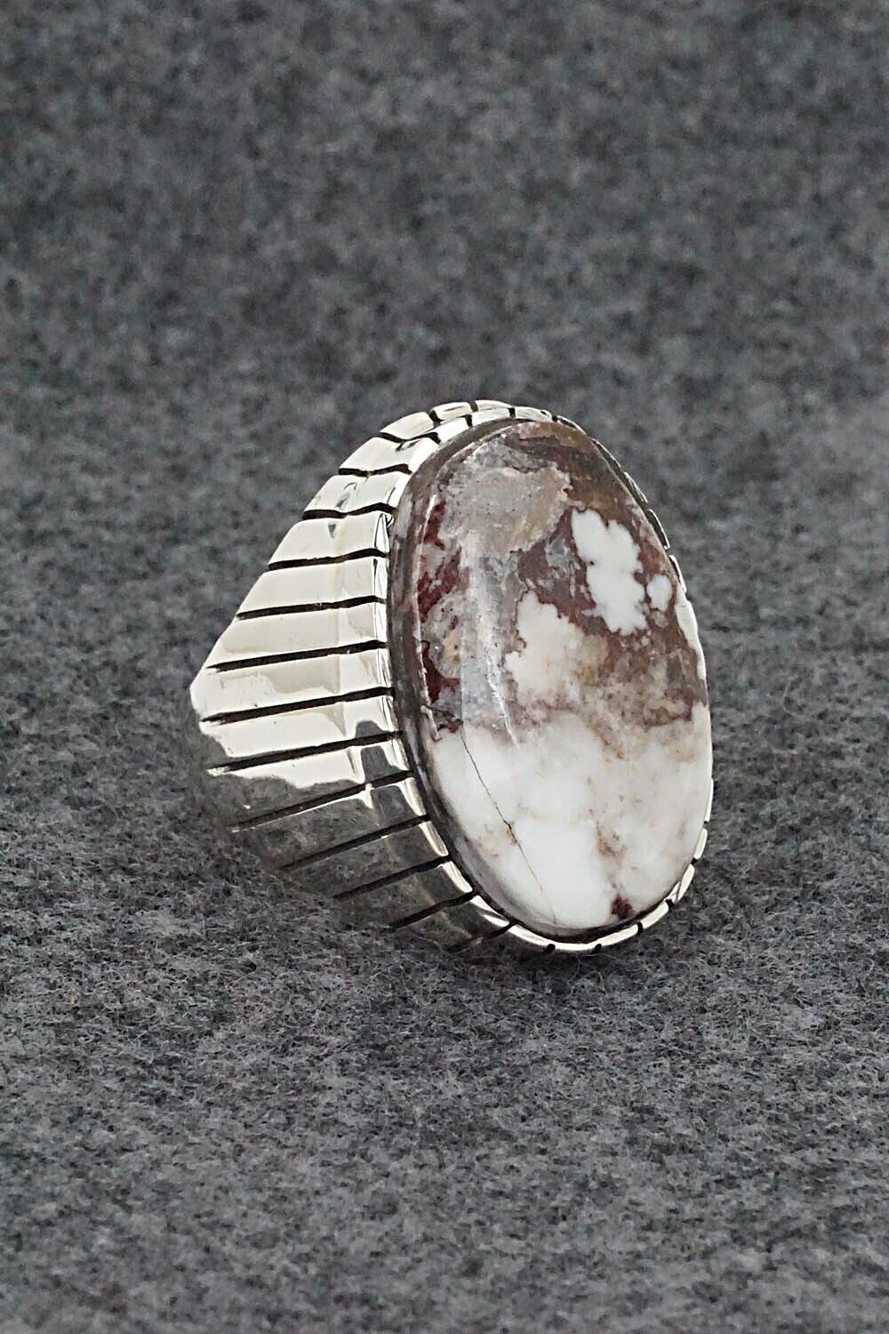 Wild Horse & Sterling Silver Ring - Trevor Jack - 10.5