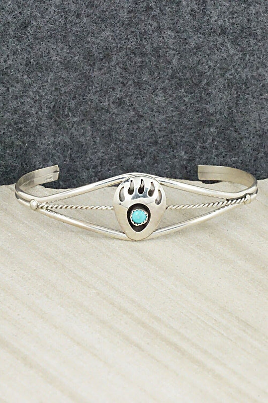Turquoise & Sterling Silver Bracelet - Janice Spencer